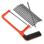 UKCOCO 1 Takım Mini Testere Küçük Testere DIY Testere Yayı U Şekilli Demir Testeresi Kesme El Testeresi DIY Testere Çerçevesi Mini Demir Testeresi Masa Testere Yayı Demir Testeresi