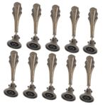 UKCOCO 10 Parça Çekmece Kolu Metal Çekmece Çeker Dekoratif Mobilya Kolları Dolaplar Için Çekmece Çekmeceleri Rustik Çekmece Kolları Çekmece Kolye Çeker Çinko Alaşım Light Brown