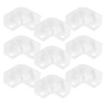 UKCOCO 10pcs Şerit ışık Köşesi Konnektör Kiti V Şekli 90 Derece Dönme Kanalları LED ışık Kanalları ışık Köşeleri Bağlantı Şerit ışık Uç Kanalları