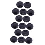 UKCOCO 15 Adet lens kapağı fotoğraf makinesi slr lensler için lens ön mercek objektif kapağı evrensel Hiçbir kelime