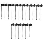 UKCOCO 18 Parça ampul soketi tabanı ışık soketi 125v 75w e12 duy ampuller mumluk e12 edison ampul tel açar bağlayıcı e12 lamba tabanı vidalamak lamba tutucu çizgi ile priz adaptör