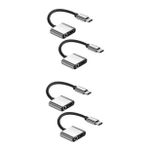 UKCOCO 2 Adet 2 1 c tipi adaptör kulaklık jakına USB c type-c - 3,5 mm ses USB adaptörü type-c kulaklık dönüştürücü type-c dönüştürücü tip-c adaptör kablosu tip-c adaptörü şarj cihazı