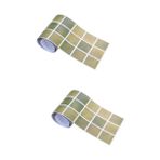 UKCOCO 2 Adet Backsplash Üzerinde Sopa Mermer Duvar Kağıdı Mozaik Backsplash Kiremit Mermer Duvar Karoları Soyma Ve Yapıştırma Backsplash Için Mozaik Karo 3 Boyutlu Seramik Karo Plak