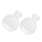 UKCOCO 2 Pcs Yaratıcı Parfüm Şişesi Takım Organizer Çok Amaçlı Saklatma Kutusu Halkalar Için Küpe Bilezikleri DIY Aksesuarları Ev Dekoru Ve Seyahat İçin İdeal