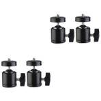 UKCOCO 2 Takım Sağlam Plastik Ve Metal Mini Tripod 1/4 Dişli 360° Kamera Ve Video Kamera Için 2 Adet*2