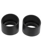 UKCOCO 2adet Kauçuk Mikroskop Göz Kapağı Göz Kapsülleri Çoğu Mikroskopla Uyumlu Işığı Engelleme Özelliği Ile Deneyler İçin Gözlükler