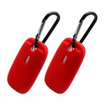 UKCOCO 2Pcs Silikon Bulucu Öğe Bulucu Kablosuz Anti- Kayıp Etiket Alarm Hatırlatma Anahtar Cüzdan Pet Çocuk Bulucu Anti- Kayıp İzleme Cihazı Açık İç Mekan
