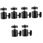 UKCOCO 3 Set Mini Tripod Kamera Video Kamera Için 1/4 Dişli 360° Dönüş Plastik Metal Yapı 2 5 Kg Kompakt Ve Taşınabilir 2 Adet * 3