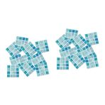 UKCOCO 30 Adet Mutfak Backsplash Kiremit Backsplash Mozaik Karoyu Soyun Ve Yapıştırın Zemini Çıkartması Dekoratif Duvar Sticker Banyo Fayanslarına Yapıştır 3 Boyutlu Çıkarılabilir Kristal