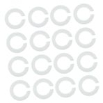 UKCOCO 48 Adet Lamba Kafası Dönüştürme Halkası Tavan ışık Çerçevesi Abajur Delik Düşürücü Kolye Redüktör Halkası Abajur Tutucu Redüktör Beyaz Plastik E27 Küçük Cihaz Dövme Demir