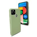 UKCOCO 4a 5g için telefon kılıfı 4a 5g silikon telefon kılıfı transfer kağıdı radyo göğüs demeti klarnet çanta kapak için telefon sıvı silikon telefon kılıfı düşme önleyici kılıf
