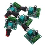 UKCOCO 5 Adet Alçak Gerilim Pwm Motor Hız Cihazı, Ayarlanabilir Hız Düğmesi Ile Dc Motorlar Için Uygun, Hassas Ve Değişken Hız Kontrolü Sağlar 1.8v 3v 5v 6v 12v 2a 1803bk