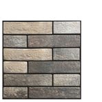 UKCOCO 5 Adet Çıkarılabilir Duvar Çıkartmaları 3d Duvar Çıkartmaları Banyo Duvar Çıkartmaları Duvar Karosu Mutfak Duvar Karosu Tuğla Duvar Kağıdı Su Geçirmez 3 Boyutlu Bagaj Kapağı