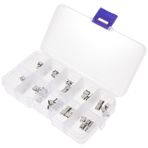 UKCOCO 50 Parça 50 adet USB soketi dişi tamamı bakır mikro USB 5p soket 10 kombinasyon mikro USB dişi konnektör mikro USB dişi soketli konnektör 5 pinli jak konektörü USB yedek adaptör