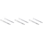 UKCOCO 6 Adet Zanaat Cımbız Damga Aracı Piercing Takı Iğne Burun Cımbız Filateli Cımbız Piercing Kiti Posta Pulları Pul Koleksiyonculuğu Albümü Delici Takma Kirpikler Çocuk Kavisli Cımbız