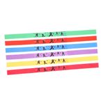 UKCOCO 6pcs Japon Ninja Head Band Erkekler Için Geniş Karate Kafa Kayışı Yemek Ve Suşi Şef Kostüm Aksesuarları Japon Kafa Bandı