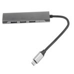 UKCOCO Adaptör 4 Ayırıcı ı usb uzatma kablosu çoklu bağlantı noktası usb bağlantı noktası hubı fiş genişletici USB adaptörü hub USB özel model merkez Alüminyum kabuk alüminyum alaşım