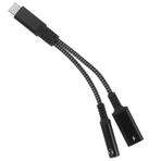 UKCOCO C Tipi Adaptör Telefon Kaynağı Usb-c Aux Adaptörü C Tipi Kulaklık Adaptörü Usbden 3,5 Mm Jak Adaptörüne Usb Adaptörü Usb Cden Kulaklık Jakına Çinko Alaşım Tpc Bölücü