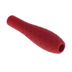UKCOCO Kalem Silikon Tutamak silikon kalem tutacağı stylus kalem kutusu ergonomik kavrama tutucu kalemi kılıfı kalem için silikon kılıf silikon kalem kapağı tablet kılıf kalemlik kırmızı