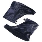 UKCOCO Kalınlaştırılmış Yağmur Ayakkabı Kılıfı Elastik Bağcıklı Ve Yağmurluk Üstleri Xxl Beden