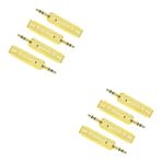 UKCOCO Kulaklık 8 Adaptörü Stereo Kulaklıklar Dönüşüm Adaptörü Gitar Dönüştürücü Kulaklıklar Jak Adaptörü Aux Adaptörü Kulaklıklar Adaptörü Kulaklık Adaptörü Mikrofon Çinko Kulaklik