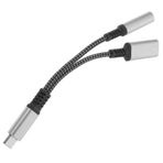 UKCOCO Kulaklık Ayırıcı Aux Için Usb c Aux Adaptörüne Usbc Kulaklık Aksesuarları C Tipi Adaptör Usbden 3,5 Mm Jak Adaptörüne Usb Cden 3,5 Mmye Telefon Bilgisayar Çinko Alaşım