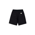 UKHWD SUPPLY Siyah Gabardin Baggy Jean Erkek Şort Jorts