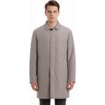Uki Taş Comfort Fit Trençkot Erkek Düz Desenli Günlük Kullanım İçin Taş Renkli - 2XL