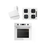 Ukınox Beyaz Ankastre Set (Smart 8801/Ares65/Aztec60(