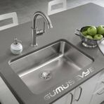 Ukinox D450 Dekorlu Tezgah Altı Eviye ( 40 x 45)