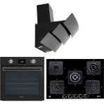 Ukınox Siyah Ankastre Set (NOVA/ARES70/VEGA60)