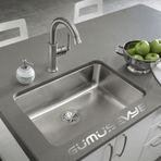 Ukinox Tezgah Altı D500 Paslanmaz Çelik Eviye 50 x 40 Tek Adet