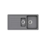 Ukinox Valente D-150 L Croma Granit Eviye