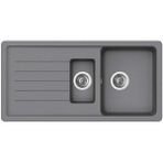 Ukınox Valente D-150L Crome Granit Evye S805G - RENK - Antrasit