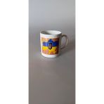 Ukrayna Bayrağı ve Haritası Baskılı Kupa Bardak, Ukrainian Hediyelik Kupa Fincan - Beyaz - 300 ml