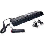 Ulaş Hko cam Içi Çakar Lamba Kırmızı-Mavi 12 LED 12V Fonksiyonlu