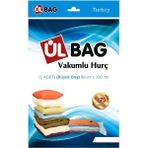 Ülbag Vakumlu Hurç 80 x 100 Elbise Yorgan Battaniye Hurcu 80x100 Vakumlu Saklama Torbası Büyük Boy