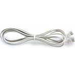 Ulbay Telefon Hat Kablosu 5 mt - Beyaz