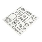 ULDIGI Tavşanı Pulları 2'li Paket Scrapbooking Ve El Sanatları Için El Yapımı Pullar