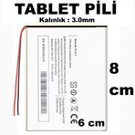 Ulefone 2750 Mah Tablet Bataryası Ölçüler : Kalınlık 3 mm x 8 cm x 6 cm