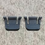 ULEIVA 1 çift (2 adet) yedek ön klavye ayağı siyah Corsair K70 Corsair K70 RGB klavye ile uyumlu yedek parça klavye standı ön ayaklar klavye tahtası