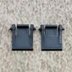 ULEIVA Razer Ornata Chroma ile uyumlu 1 çift (2 adet) yedek klavye ayağı, siyah, klavye standı, ayaklar, klavye