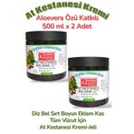 ULFİSU COSMETİCO At Kestanesi Kremi 500 ml 2 Adet - At Kestanesi Kremi Jeli
