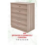 Ülgüdür E-908 5 Çekmeceli Cordoba Şifonyer