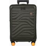 Ulisse 55 cm Ön Cepli Kabin Boy Trolley Modern, Hafif ve Genişleyebilir Valiz - Siyah