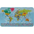 Ülke Bayraklı Dünya Haritası Sticker 100 X 65 Cm