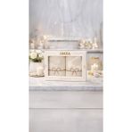 Ülkea 2 Li 30*50 Havlu Set Çizgi Nakışlı - 30 x 50 cm - Bej