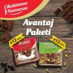 Ülker Avantajlı Kare Çikolata Paketi - 120 gr