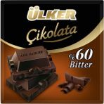 Ülker Çikolatalı Bitter %60 Kare 60 gr x6 Paket