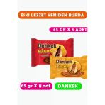 Ülker Dankek Magma Karma Paket Çikolatalı 65 Gr X8 Adet + Karamel 65 Gr X 8 Adet (sepet Gıda)